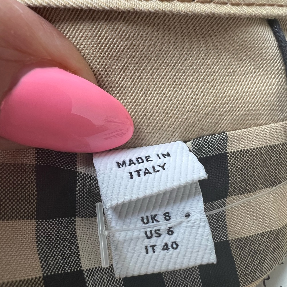 Women's BURBERRY London Long Trench Coat Double Breasted Jacket ENGLAND US 6 - Picture 10 of 13